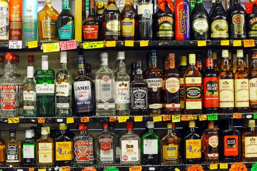 Shelves-of-alcohol