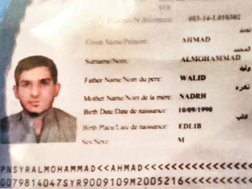 Paris-Attacks-Passport-Ahmad-Al-Mohammad