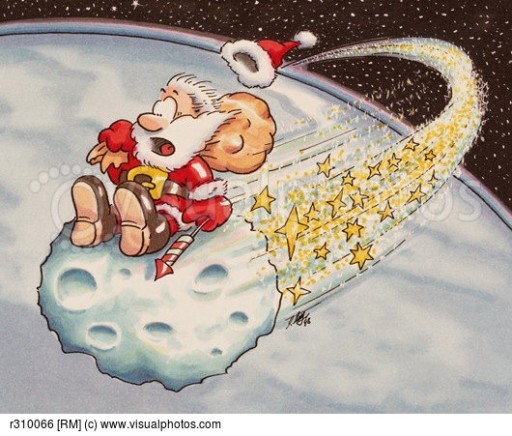 santa-claus-riding-an-asteroid-artwork