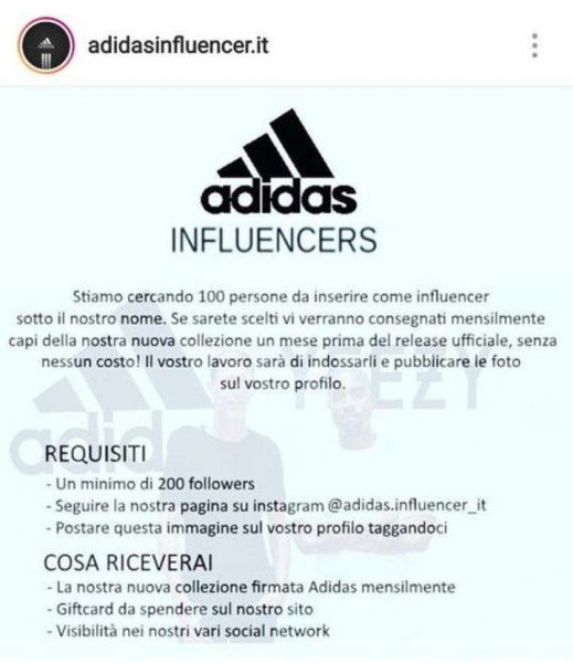 adidas instagram account